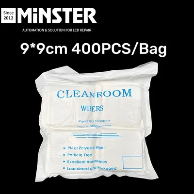 400PCS/Bag Clean Wipes Microfiber Anti-static Soft Pure Durable LCD Cleaning Cloth For Phonr iphone