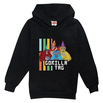 Gorilla Tag Hoodie Kids Moneky Clothes Toddler Girls Spring Autumn Coats Teenager Boys Long Sleeve