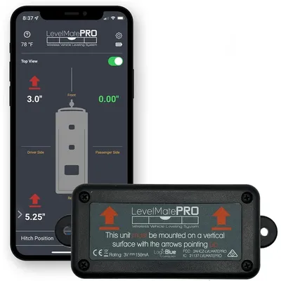 LevelMatePRO Wireless RV Leveling System, Bluetooth Leveler for Campers, Must-Have Accessory