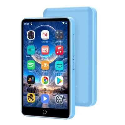 ZAQE 80 GB MP3 player, supports Bluetooth and wireless LAN, 4.0-inch full touch screen MP4 MP3