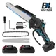 Tronçonneuse électrique sans balais, scie à élaguer injuste sans fil, outil électrique pour batterie Makita 18V, travail de calcul, coupe de jardin, 8 po