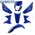 Moto Set Completo Corpo Coperture In Plastica Copertura Della Luce Della Testa Parafango Pannelli Laterali Serbatoio di Protezione Nero Blu Bianco Per Yahama XTZ 125