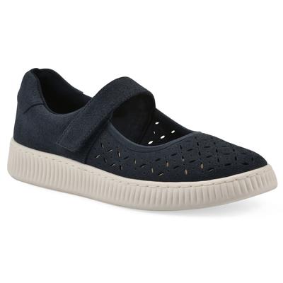 Women's Doubles Mary Jane by White Mountain in Navy Sueded Smooth (Size 11 M)