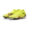 Fußballschuh PUMA "FUTURE 8 PRO FG/AG Fußballschuhe Erwachsene", Gr. 46, gelb alert schwarz sun struck pink, Obermaterial: Synthetik, Textil; Futter: Synthetik, Textil; Innensohle: Textil; Laufsohle: Synthetik, Schuhe