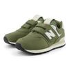 Sneaker NEW BALANCE "574", Gr. 34,5, grün (schwarz olivine), Synthetik, sportlich, Schuhe, mit Klettverschluss