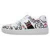Sneaker DOGO "Dice Low-Top Sneaker Cat And Mouse Damen Sneaker", Damen, Gr. 41, Normalschaft, weiß, Lederimitat, Schuhe, Handgefertigt