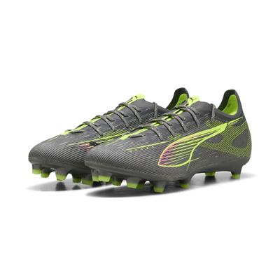 Fußballschuh PUMA "ULTRA 5 PRO FG/AG Fußballschuhe Erwachsene", Gr. 40, matte aged silber gelb alert sun struck blau pink, Obermaterial: Synthetik, Textil; Futter: Synthetik, Textil; Innensohle: Textil; Laufsohle: Synthetik, Schuhe Image