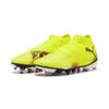 Fußballschuh PUMA "FUTURE 8 PRO FG/AG Fußballschuhe Damen", Gr. 40.5, gelb alert schwarz sun struck pink, Obermaterial: Synthetik, Textil; Futter: Synthetik, Textil; Innensohle: Textil; Laufsohle: Synthetik, Schuhe