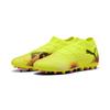 Fußballschuh PUMA "FUTURE 8 PRO MG Fußballschuhe Erwachsene", Gr. 47, gelb alert schwarz sun struck pink, Obermaterial: Synthetik, Textil; Futter: Synthetik, Textil; Innensohle: Textil; Laufsohle: Synthetik, Schuhe