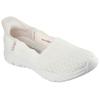 Slip-On Sneaker SKECHERS "SEAGER-BELIEVE IT", Damen, Gr. 39, weiß (sanftes weiß), Textil, modisch, Schuhe, Slipper, Reha Schuh mit Handsfree Slip-ins Funktion, Topseller