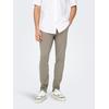 Chinohose ONLY & SONS "ONSMARK SLIM GW 0209 PANT NOOS", Herren, Gr. 28, Länge 32, grün (vintage khaki), Web, Obermaterial: 64% Viskose, 31% Polyester, 5% Elasthan, unifarben, modisch, slim fit knöchellang, Hosen