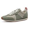 Sneaker TAMARIS, Damen, Gr. 39, grün (mintgrün, kombiniert), Leder, Textil, Lederimitat, sportlich, Schuhe, Freizeitschuh, Halbschuh, Schnürschuh mit Logoaufnäher