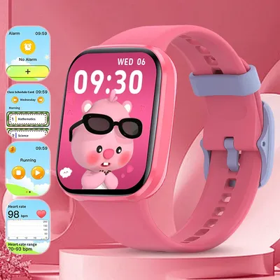 LIGE Kinder-Smartwatch für Kinder im Alter von 5–12 Jahren, Kindergeschenke, Schlaf-Tracking, Weck-up-Erinnerung, Schrittzähler, Taschenlampe, Smartwatch, Kinderuhren