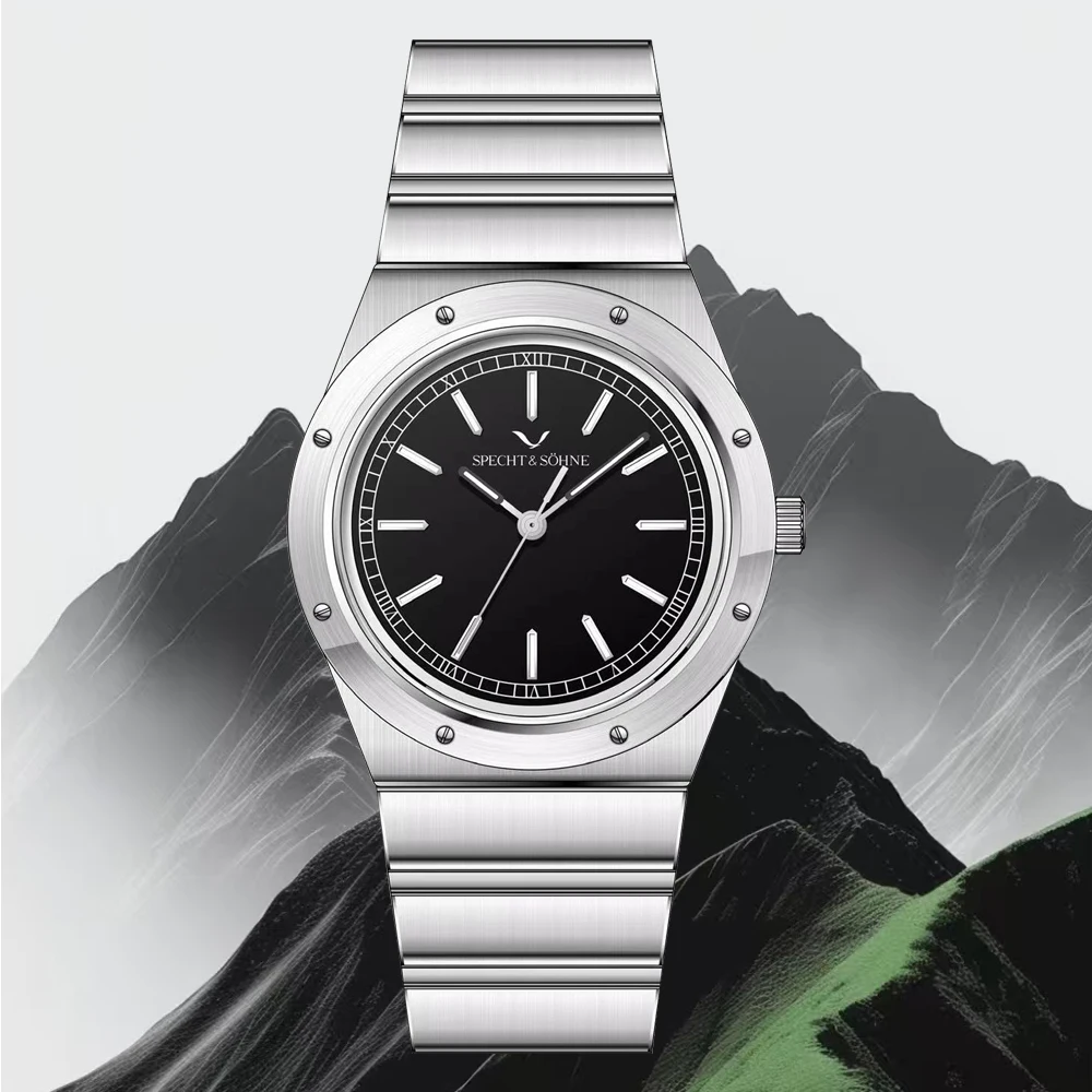 2025 neue Mode 38 MM Specht & Söhne Uhren Für Männer VH31 Movt Sapphire Kristall Ultradünne Edelstahl Relogio Masculino Image