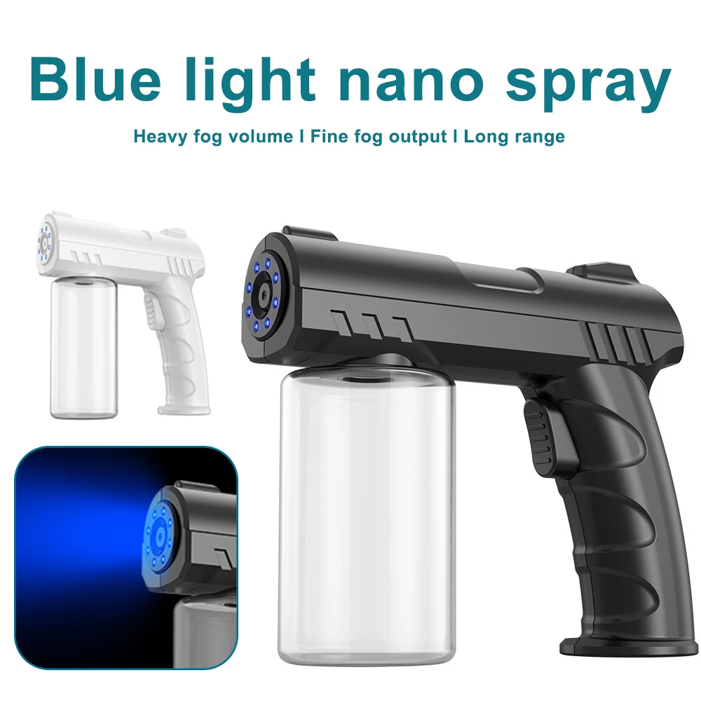 280 ml Tragbare Nano Blau Licht Sprayer Drahtlose USB Elektrische Aftershave Dampf Spray Desinfektion Pistole Für Garten Zerstäuber Werkzeuge Image
