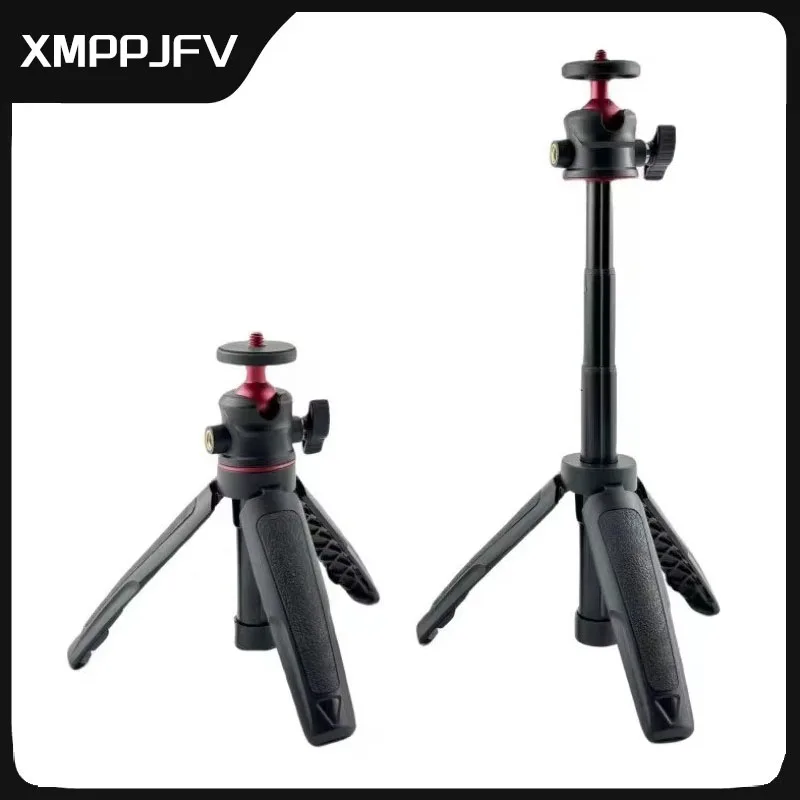 Mini ausziehbares Desktop-Stativ, tragbare Fotografie-Halterung mit flexiblem Kugelkopf, 1/4 Zoll Schraubhalterung für Gopro Selfie Image