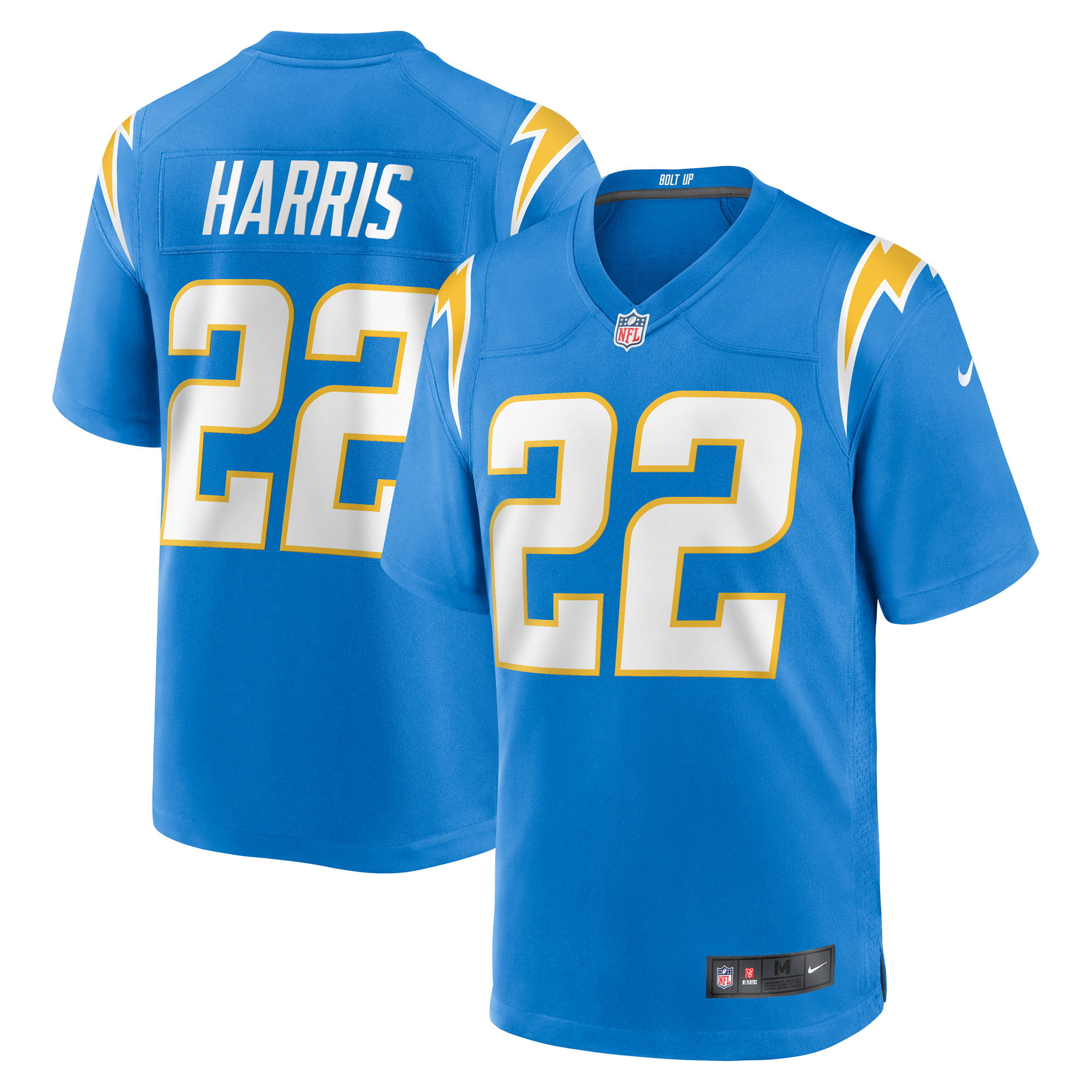 Los Angeles Chargers Nike Game Heimtrikot - Puderblau - Najee Harris - Herren Image