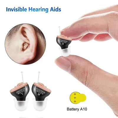 Hearing Aid for Elderly Sound Amplifier Invisible Hearing Aids For Deafness With A10 PR70 Battery