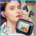 Touch Screen Cuffie wireless Bluetooth V5.4 Auricolari per chiamate con doppio microfono touch intelligente, adatti per Android IOS