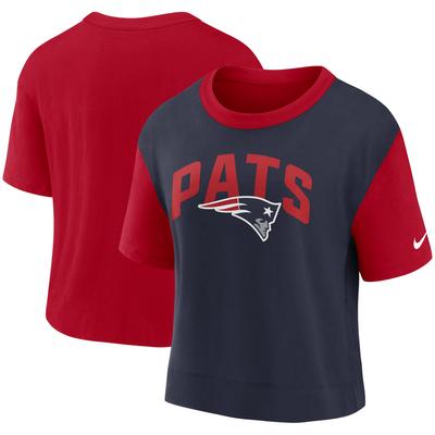 New England Patriots Nike High Hip Fashion Oberteil - Damen Image