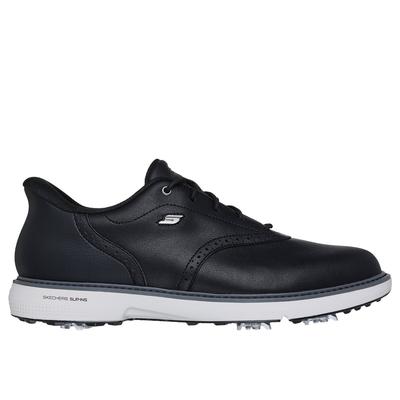 Skechers Men's Slip-ins: GO GOLF Prestige Shoes | Size 7.5 Extra Wide | Black | Leather/Synthetic/Textile | Arch Fit