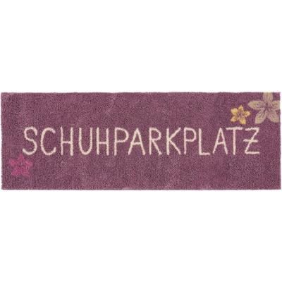 Fußmatte AKZENTE FEEL Gr. 1, lila (aubergine), H:7mm, Polyester, Kunstfaser, Gummi, Teppiche Image