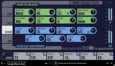 tc electronic VSS3 Space Simulation Reverb