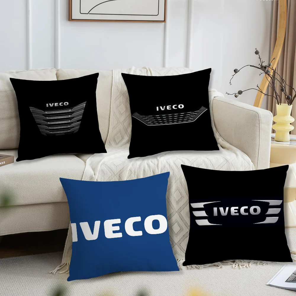 Kissenbezug, bequem, weich, Auto-Kissenbezug für Sofa, Wohnzimmer, I-IVECO, Zimmer, Heimbüro, Dekor, Schutzhüllen Image