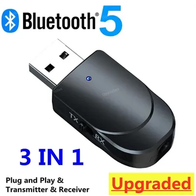 Bluetooth 5,0 Empfänger Sender 2 in 1 3,5mm Buchse RCA Aux USB Stereo Audio Wireless Adapter für Auto lautsprecher TV PC Kopfhörer Image