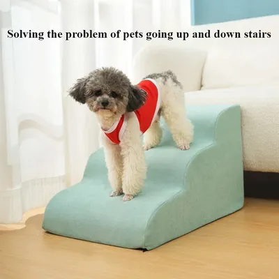 Hund Katze Rampe Haustier 2/3 Stufe Treppenleiter Memory Foam Schwamm Hunde Sofa abnehmbare waschbare Training Haustier Rampe Treppen Heimtierbedarf