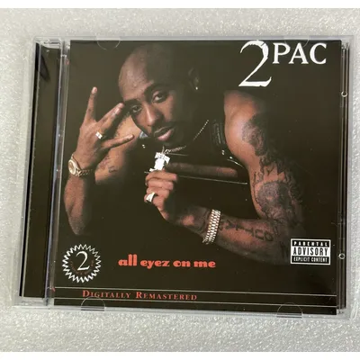 Rap 2pac Tupac Amaru Shakur Music CD All Eyez on Me Album 2pcs Music Record Cosplay Walkman Car Soundtracks Box Party Music Gift