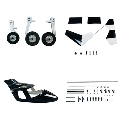 Roban 500 Airwolf Scale Fuselage Replacement RC Helicopter Accessories Model Aircraft Heli Spare