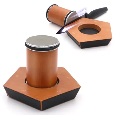 Rolling Knife Sharpener with 5 Angle (12,15,17,19,22°) Tumbler Knife Sharpener Kitchen Tool Are