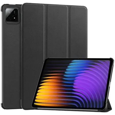 Smart Case For Xiaomi Pad 7 Pro 11.2 inch PU Leather Tri-Folding Stand Magnetic Tablet Cover for