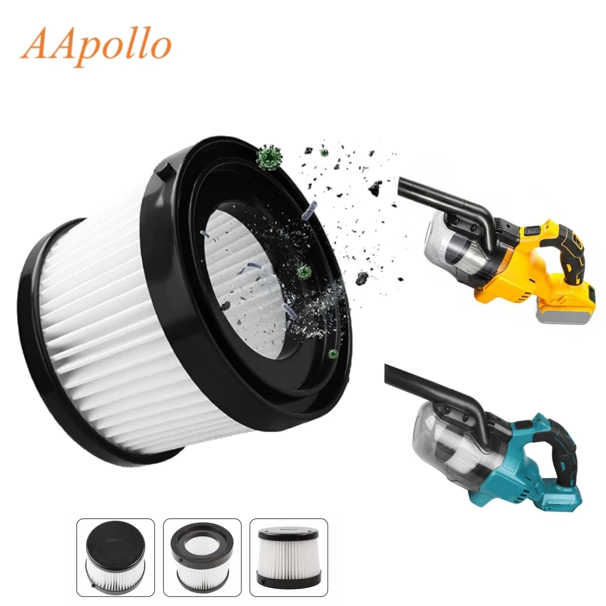 2/4 pezzi filtri originali per DEWALT DCV501HB aspirapolvere portatile senza fili filtri di ricambio per aspirapolvere Makita