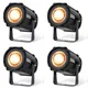 U'King 4PCS 100W COB LED Par Light Mini Palm Light Stage Light Bianco + Bianco caldo DMX DJ Luce per discoteca Sala da ballo Party Bar