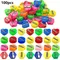 100 pezzi assortiti mini temperamatite colorati portatili portatili per materiale scolastico bomboniere forniture per studio per ufficio Goodie