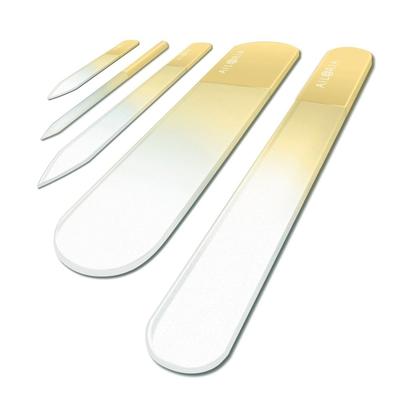 Ailoria CONTOUR LUXE Glas-Nagelfeilenset Nagelpflegeset gelb Image