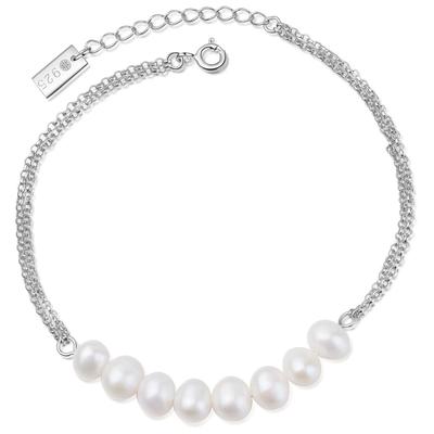 Ailoria MAKANI Armband Silber/weiße Perle onesize Damen Image