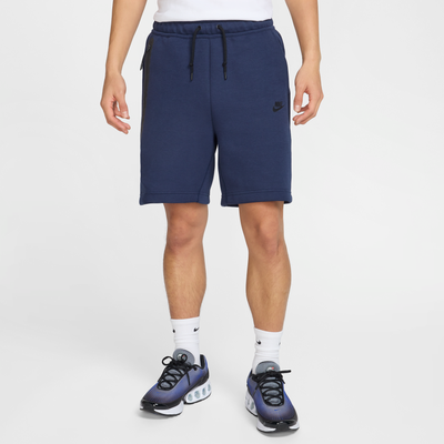 Nike Sportswear Tech Fleece Men's Shorts - Blue - Cotton/Polyester