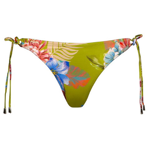 Lidea - Women's Botanic Burst Bikini Bottoms Tie Side - Bikini-Bottom Gr 38 bunt
