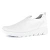 Slip-On Sneaker GABOR, Damen, Gr. 38, weiß, Textil, Kalbsleder, unifarben, sportlich, Schuhe, Slipper, Halbschuh mit Best Fitting für komfortable Passform