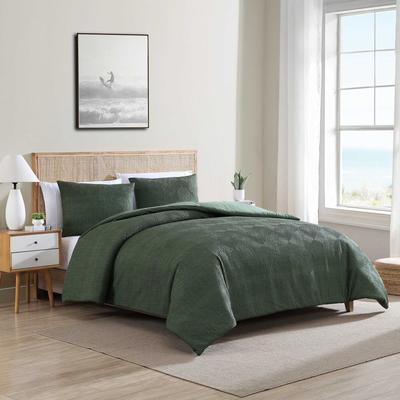 Point Harbor Green King Comforter-Sham Set