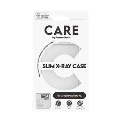 CARE BY PANZERGLASS Handyhülle "Slim X-Ray Case für Google Pixel 9 Pro XL", transparent, Google Pixel 9 Pro XL, Hüllen, Backcover, Schutzhülle, Handyschutzhülle, Case, Schutzcase, stoßfest