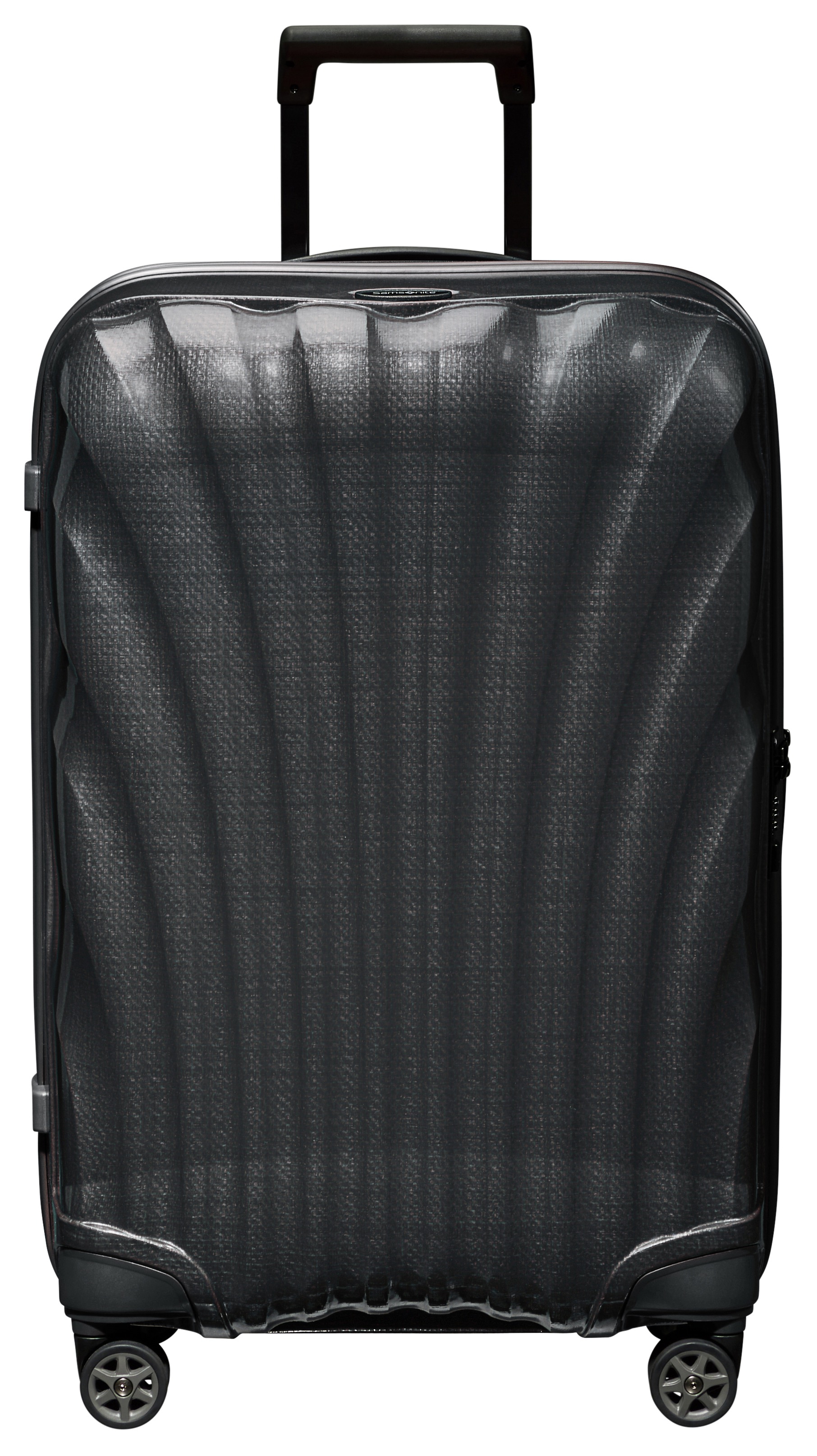 Hartschalen-Trolley SAMSONITE "C-LITE, verschiedene Größen und Farben", Gr. B/H/T: 46 x 69 x 29 68, schwarz, Polypropylen, unifarben, Koffer, Reisekoffer Aufgabegepäck Trolley TSA-Zahlenschloss Made in Europe Image