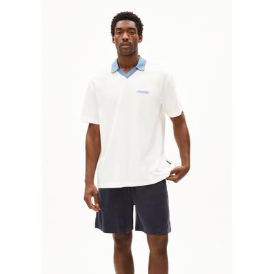 AADRU RETRO - Männer Oversized Fit Poloshirt - beige (Größe: L) Image