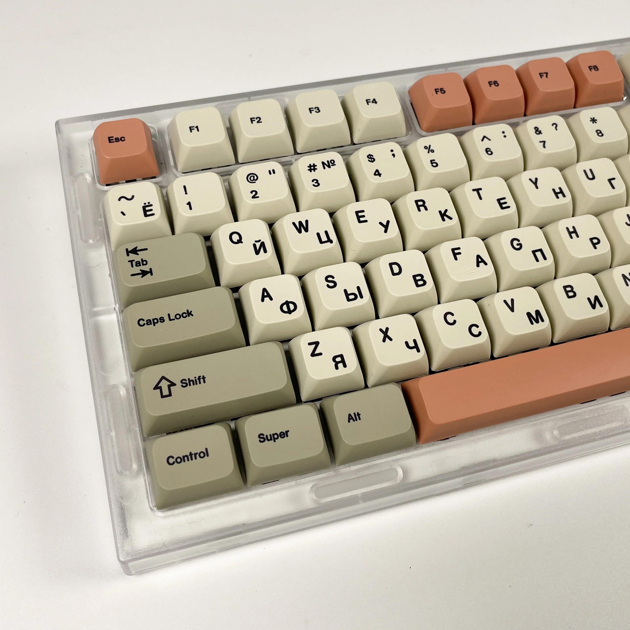 XDA Tastenkappen Koreanisch Englisch Russisch Japanisch 9009 Set PBT Dye Sub Tastenkappe für Cherry Mx Switch mechanische Tastatur 61 75 82 98 Tasten Image
