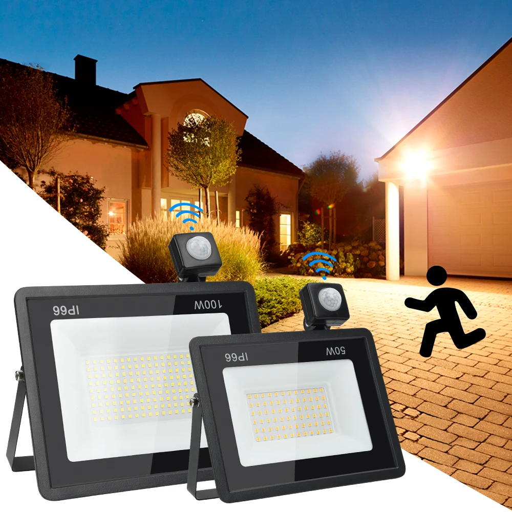 LED Flutlicht 10W-100W Hohe Helligkeit Flutlicht Outdoor Garten Reflektor Wall Street Lampe Landschaft Scheinwerfer Außen licht
