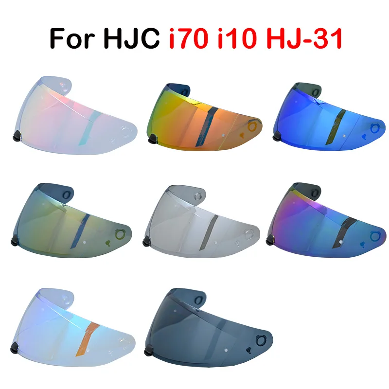 Helm Visier Für HJC i70 i10 HJ-31 Motorrad Helm Sonnenschutz Objektiv Gläser Cascos Moto Visera Capacetes Zubehör Teile Fahrrad Image