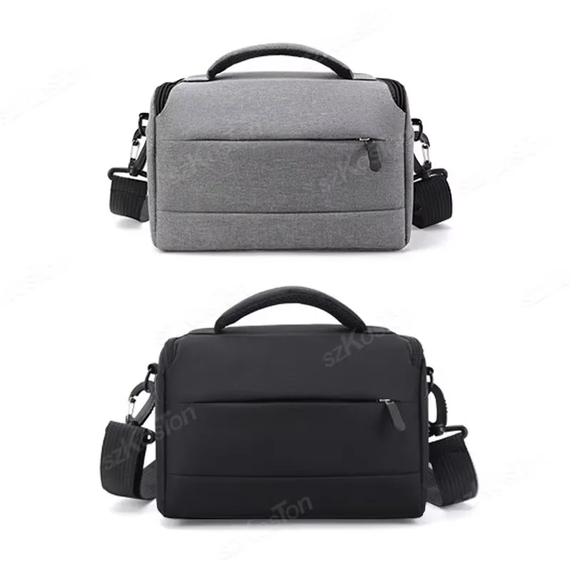 DSLR-Kameratasche, Handtaschen, Nylon-Umhängetasche, Kameratasche, tragbare Kameratasche für Sony Nikon, Canon, Panasonic DSLR-Kamera Image